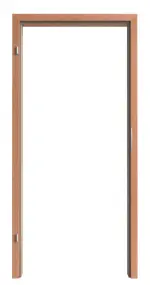 Bild von Buche Blumig BU 88 PortaLit Zarge (eckig mit 2 mm Radius) für Rauchschutztür - Westag