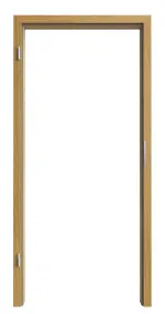 Bild von Eiche Hell EiB 310 PortaLit Zarge (eckig mit 2 mm Radius) - Westag