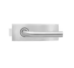 KARCHER DESIGN Beschlagset Air Malta Edelstahl matt geschwungen für Glastüren