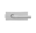 KARCHER DESIGN Beschlagset Essence Malta Edelstahl matt eckig für Glastüren