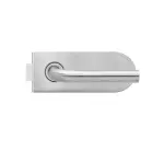 KARCHER DESIGN Beschlagset Metro Malta Edelstahl matt halbrund für Glastüren