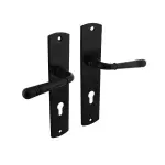 PROGRIFF Türgriff Helena Zamak schwarz Langschild 2