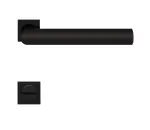 Rhodos ER28 Q Mini Kosmos schwarz Quadratrosette Zimmertürgarnitur Bad aussen - Karcher Design