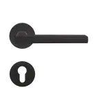 Montana ER54 Kosmos schwarz Rundrosette Zimmertürgarnitur PZ - Karcher Design