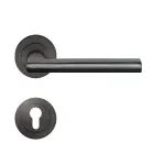 Montana ER54 Titan grau Rundrosette Zimmertürgarnitur PZ - Karcher Design