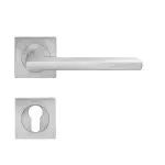 Montana ER54 Q Edelstahl matt Quadratrosette Zimmertürgarnitur PZ - Karcher Design