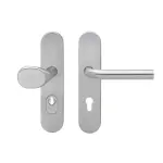 KARCHER DESIGN Schutzbeschlag Malta Edelstahl matt für Wohnungseingangstüren mit Zylinderschutz