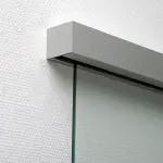 Evoline Top Aluminium Schiebetürsystem für Glastüren an Wand montiert