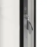 Höning Haustür Schüco Rocket 6 AT75-ea RAL 9016 glatt-RAL 9016 glatt Detail Schließer