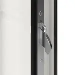 Höning Haustür Schüco Anna AT75-ea RAL 9016 glatt-RAL 9016 glatt Detail Schließer