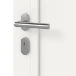 Höning Haustür Schüco Anna AT75-ea RAL 9016 glatt-RAL 9016 glatt Detail Oberfläche