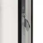 Höning Haustür Schüco Ida AT75-ea RAL 9016 glatt-RAL 9016 glatt Detail Schließer