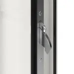 Höning Haustür Schüco Holly AT75-ea RAL 9016 glatt-RAL 9016 glatt Detail Schließer