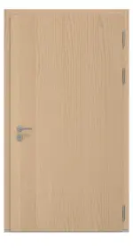 Kneer Haustür Alu-Holz 3-95 201 RAL 9016-Kiefer 2805 Frontansicht innen