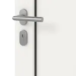 Kneer Haustür Alu AT72 EF 124 RAL 9016-RAL 9016 Detail Oberfläche