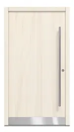 Kneer Haustür Holz 305 Fichte LAS-30-12-Fichte LAS-30-12 Frontansicht außen