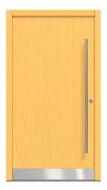Kneer Haustür Holz 305 Kiefer LAS-12-09-Kiefer LAS-12-09 Frontansicht außen