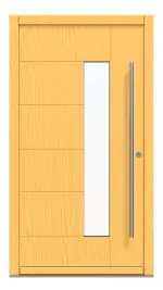 Kneer Haustür Holz 325 Kiefer LAS-12-09-Kiefer LAS-12-09 Frontansicht außen