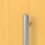 Kneer Haustür Holz 311 Kiefer LAS-12-09-Kiefer LAS-12-09 Detail Drücker