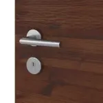 Kneer Haustür Holz 327 Querfurnier Lärche dunkel-Querfurnier Lärche dunkel Detail Oberfläche