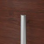 Kneer Haustür Holz 327 Querfurnier Eiche dunkel-Querfurnier Eiche dunkel Detail Drücker