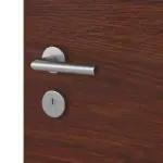 Kneer Haustür Holz 327 Querfurnier Eiche dunkel-Querfurnier Eiche dunkel Detail Oberfläche