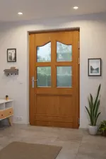 Kneer Haustür Holz 301 Meranti LAS-31-01-Meranti LAS-31-01 Stilwelt innen