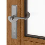 Kneer Haustür Holz 301 Meranti LAS-31-01-Meranti LAS-31-01 Detail Oberfläche