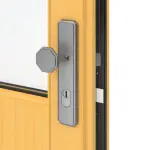 Kneer Haustür Holz 302 Kiefer LAS-12-09-Kiefer LAS-12-09 Detail Drücker