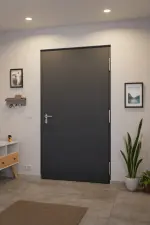 Stilwelt Hauseingang innen von Haustür Thermo46 Motiv 010 in RAL 7016 Anthrazitgrau