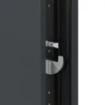 Detail Schließer von Haustür Thermo46 Motiv 010 in RAL 7016 Anthrazitgrau