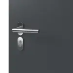 Detail Oberfläche von Haustür Thermo46 Motiv 010 in RAL 7016 Anthrazitgrau