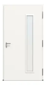 Frontansicht innen von Haustür Thermo46 Motiv 025 in RAL 9016