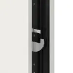 Detail Schließer von Haustür Thermo46 Motiv 025 in RAL 9016