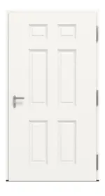 Frontansicht innen von Haustür Thermo46 Motiv 100 in RAL 9016