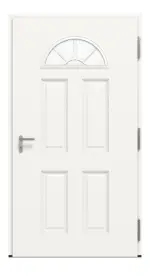 Frontansicht innen von Haustür Thermo46 Motiv 200 in RAL 9016