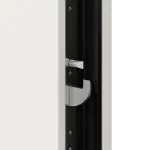 Detail Schließer von Haustür Thermo46 Motiv 400 in RAL 9016