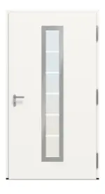 Frontansicht innen von Haustür Thermo46 Motiv 700 in RAL 9016