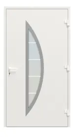 Hörmann Haustür ThermoSafe 045 RAL 9016-RAL 9016 Frontansicht innen