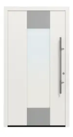 Hörmann Haustür ThermoSafe 140 RAL 9016-RAL 9016 Frontansicht außen