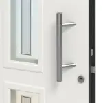 Hörmann Haustür ThermoSafe 402 RAL 9016-RAL 9016 Detail Drücker