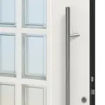 Hörmann Haustür ThermoSafe 445 RAL 9016-RAL 9016 Detail Drücker