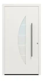 Hörmann Haustür ThermoSafe Aktion 505 RAL 9016-RAL 9016 Frontansicht außen