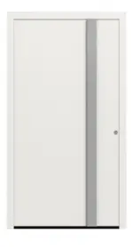 Hörmann Haustür ThermoSafe 568 RAL 9016-RAL 9016 Frontansicht außen