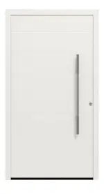 Hörmann Haustür ThermoSafe 861 RAL 9016-RAL 9016 Frontansicht außen