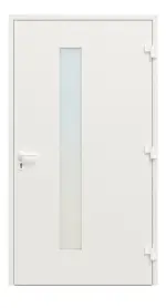 Hörmann Haustür ThermoSafe 879 RAL 9016-RAL 9016 Frontansicht innen