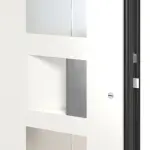 Hörmann Haustür ThermoCarbon 302 RAL 9016-RAL 9016 Detail Drücker