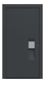 Hörmann Haustür ThermoCarbon 304 RAL 7016-RAL 7016 Frontansicht außen