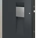 Hörmann Haustür ThermoCarbon 306 RAL 7016-RAL 9016 Detail Drücker