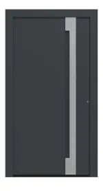 Hörmann Haustür ThermoCarbon 308 RAL 7016-RAL 7016 Frontansicht außen